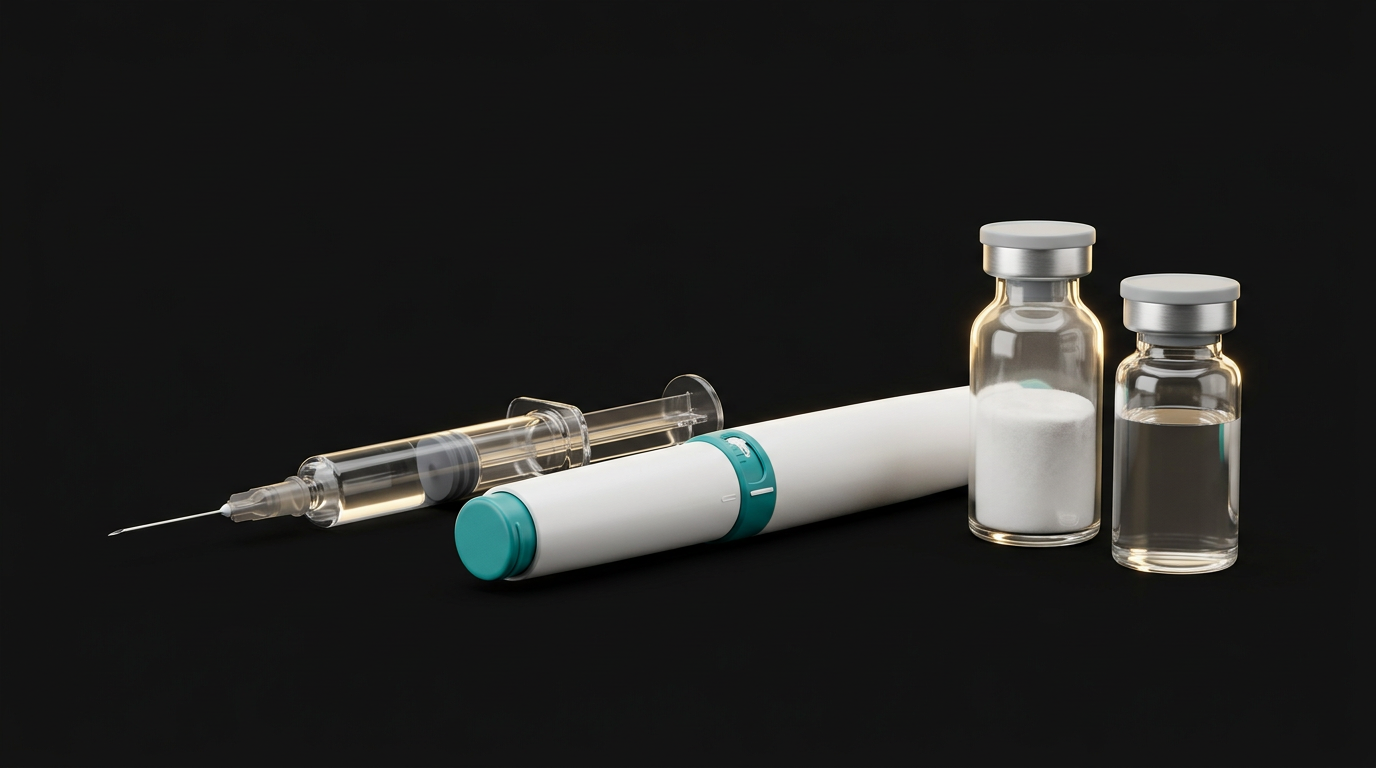 辅助生殖注射笔与制剂组合展示（示意图）